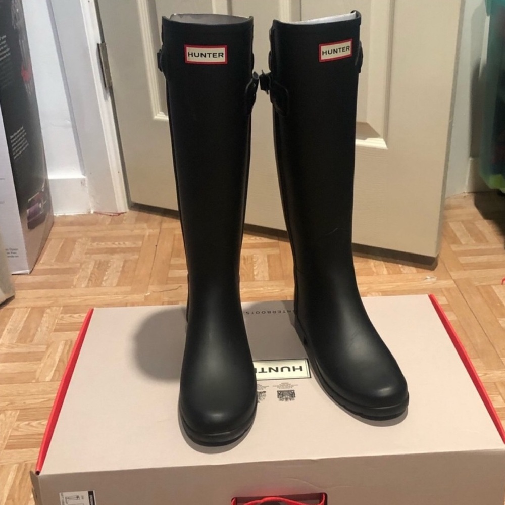 Hunter Black Women's Winter & Rain Boots